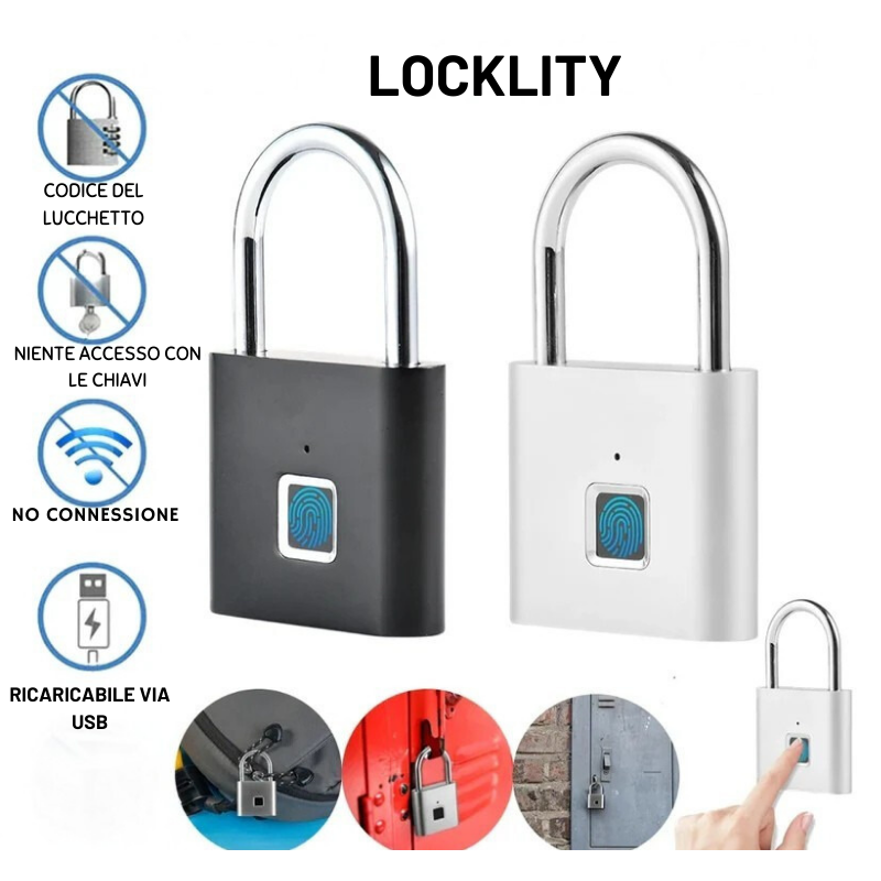 Locklity™ Il lucchetto digitale